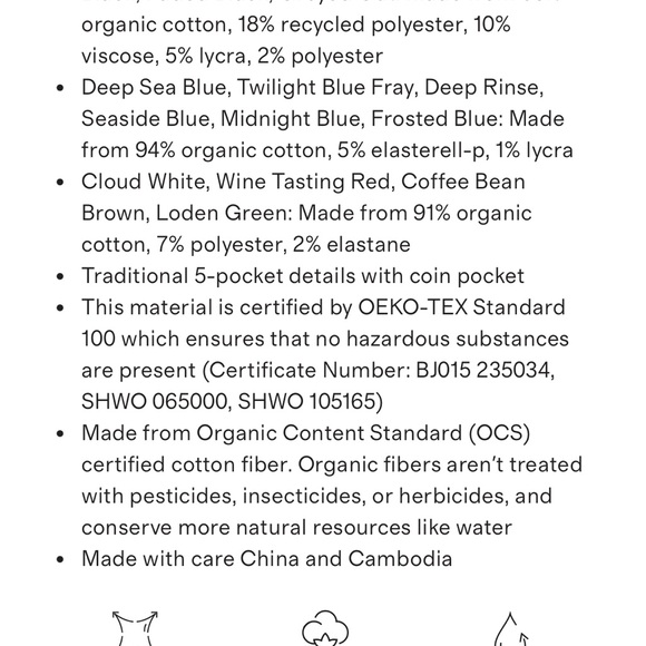 Quince Women's Bella wide Leg Jeans in Blue - Picture 6 of 8